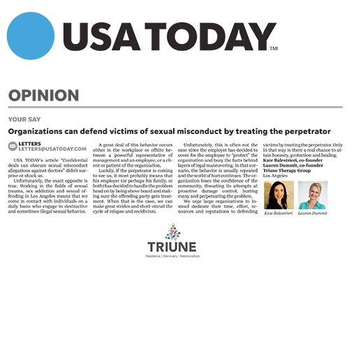 Triune in USA Today