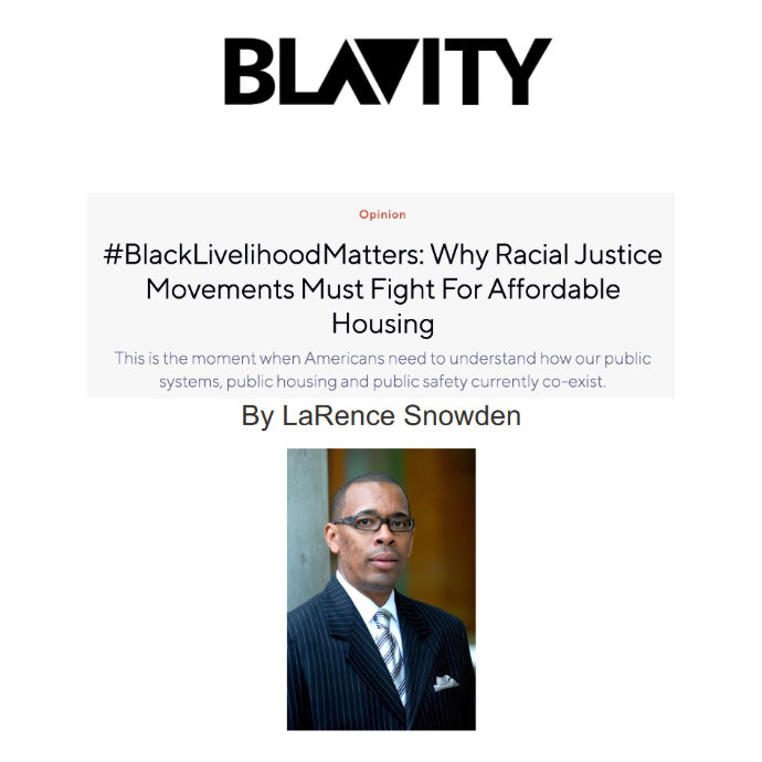 LaRence Snowden in Blavity Magazine