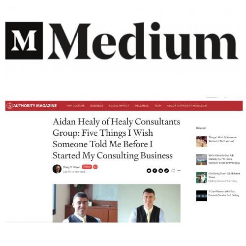 Screenshot of an article in Medium