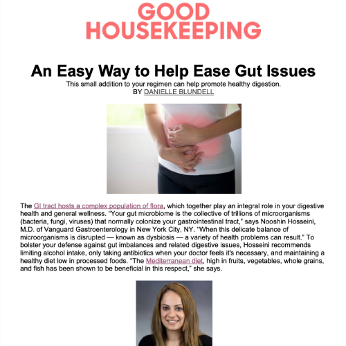 Screenshot of an article in Good Housekeeping