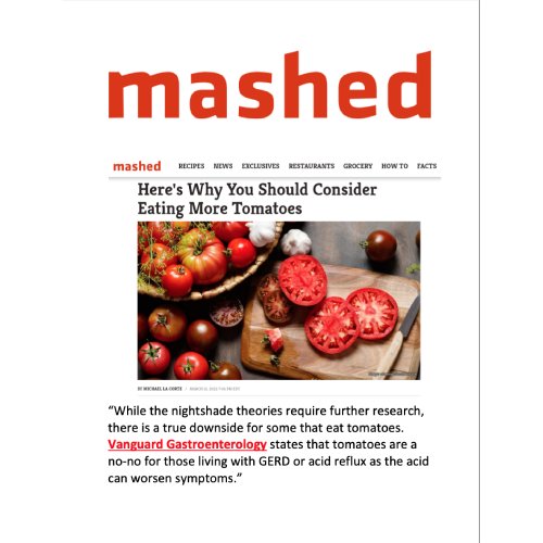 Screenshot of an article - mashed.