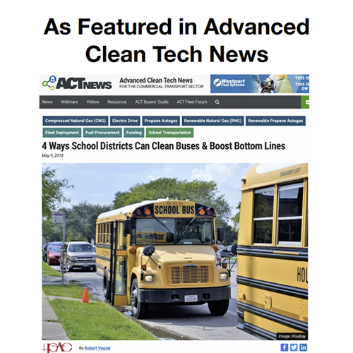 Screenshot of article 4 Ways School Districts Can Clean Buses & Boost Bottom Lines